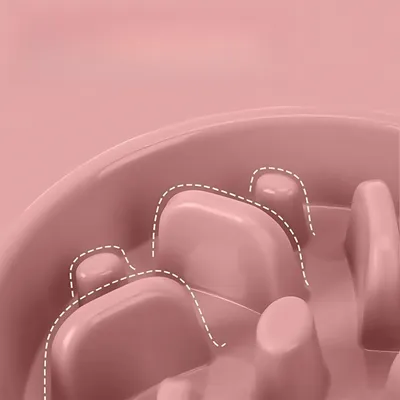 FurryFusion Gamelle Anti - Glouton pour Chat et Chien