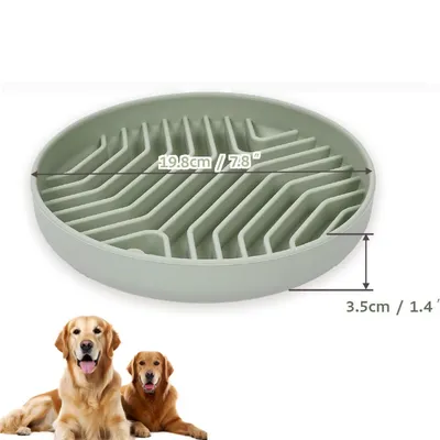 FurryFusion Gamelle anti - glouton pour chat et chien