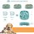 FurryFusion Gamelle anti - glouton pour chien et chat