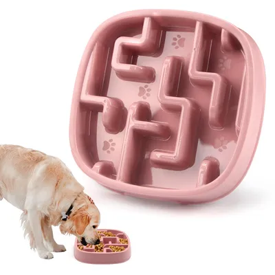 FurryFusion Comedero de alimentación lenta para perros y gatos