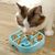 FurryFusion Gamelle anti - glouton pour chien et chat