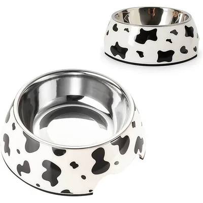 FurryFusion Gamelle en acier inoxydable pour chien et chat