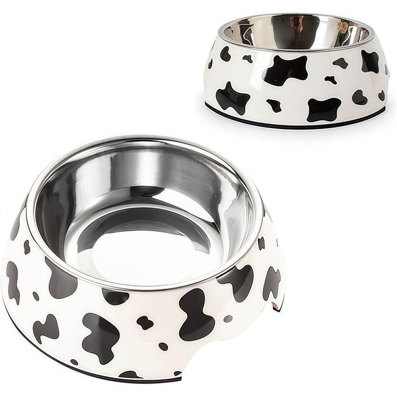 FurryFusion Gamelle en acier inoxydable pour chien et chat