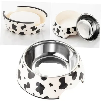 FurryFusion Gamelle en acier inoxydable pour chien et chat