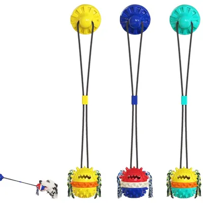 FurryFusion Multifunktionales Kauspielzeug für Hunde mit Zugschnur FurryFusion Multifunktionales Kauspielzeug für Hunde mit Zugschnur