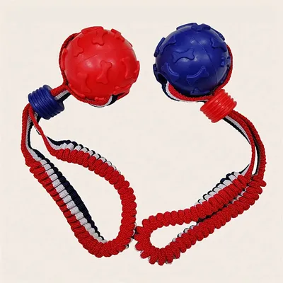 FurryFusion – Knochenball mit elastischer Schnur für Hunde FurryFusion – Knochenball mit elastischer Schnur für Hunde