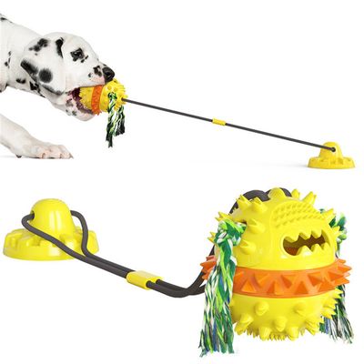 FurryFusion Jouet à mâcher multifonctionnel pour chien avec corde à tirer
