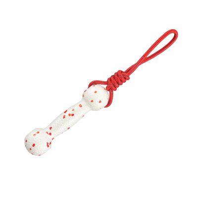FurryFusion Jouet de lancement pour chien, dumbbell avec corde