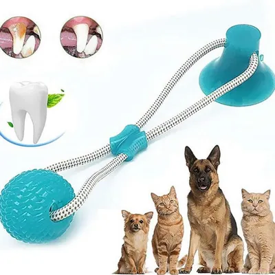 FurryFusion Hundespielzeug mit Leine – Mit Saugnapf FurryFusion Hundespielzeug mit Leine – Mit Saugnapf