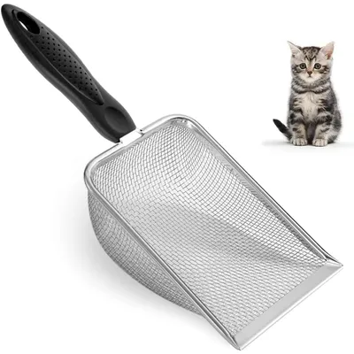 FurryFusion Pelle à litière à petits trous pour chat FurryFusion Pelle à litière à petits trous pour chat