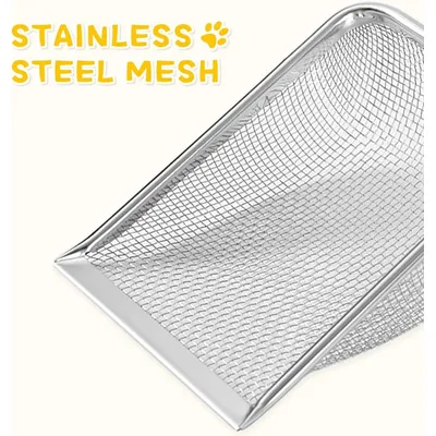 FurryFusion Pelle à litière à petits trous pour chat