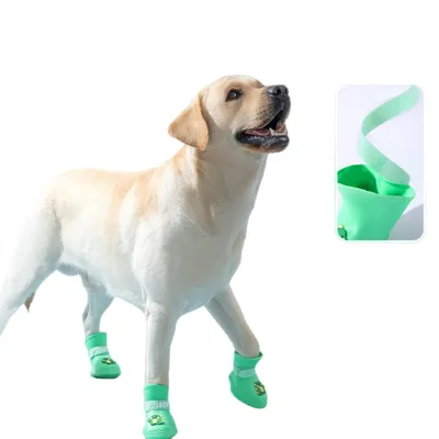 FurryFusion Regenstiefel für große Hunde in Dinosaurierform FurryFusion Regenstiefel für große Hunde in Dinosaurierform
