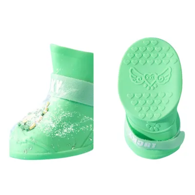 FurryFusion Regenstiefel für große Hunde in Dinosaurierform FurryFusion Regenstiefel für große Hunde in Dinosaurierform