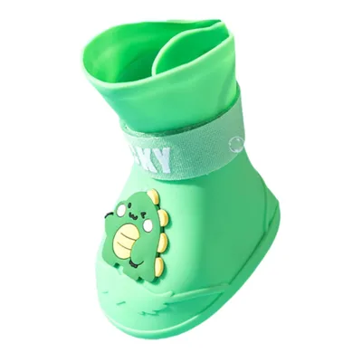 FurryFusion Regenstiefel für große Hunde in Dinosaurierform FurryFusion Regenstiefel für große Hunde in Dinosaurierform