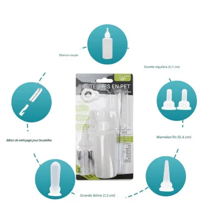 FurryFusion Biberon d'élevage pour chat et chien