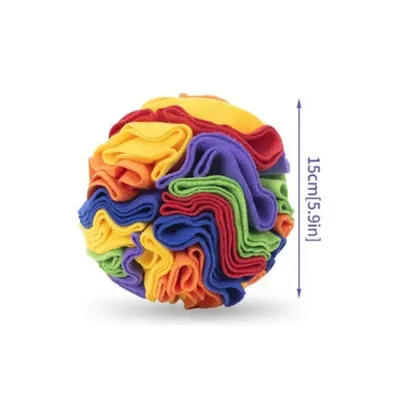 FurryFusion Boule renifleur arc-en-ciel pour animaux de compagnie