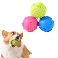 FurryFusion Jouet pour chien balle couinante en latex