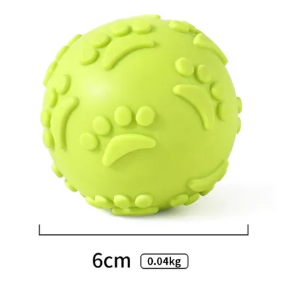 FurryFusion Jouet pour chien balle couinante en latex