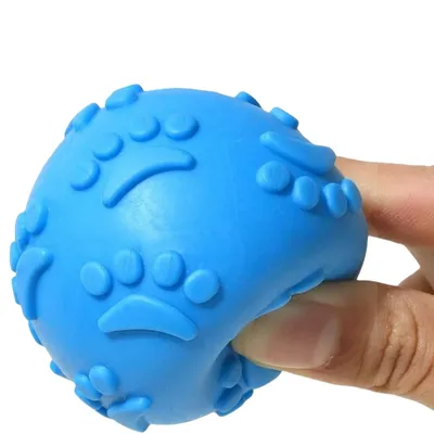 FurryFusion Jouet pour chien balle couinante en latex