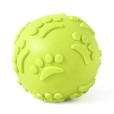 FurryFusion Pelota de látex con sonido para perros