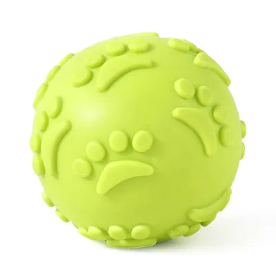 FurryFusion Jouet pour chien balle couinante en latex