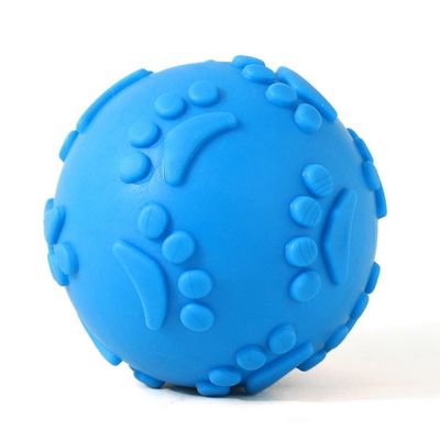 FurryFusion Pelota de látex con sonido para perros