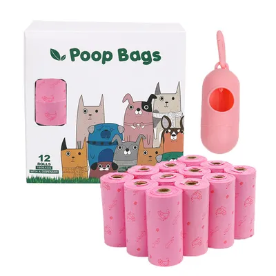 FurryFusion Bolsas perfumadas para excrementos con dispensador