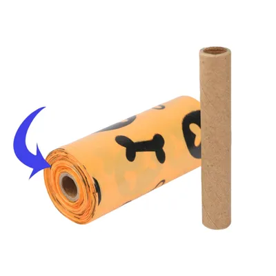 FurryFusion Sacs à excréments pour chien biodégradables