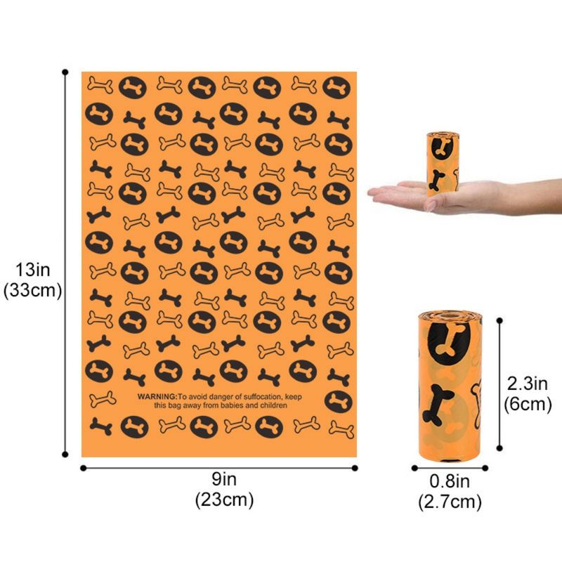 FurryFusion Sacs à excréments pour chien biodégradables