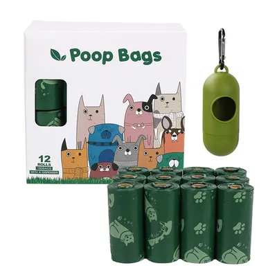 FurryFusion Bolsas perfumadas para excrementos con dispensador