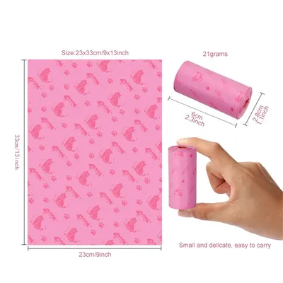 FurryFusion Bolsas perfumadas para excrementos con dispensador