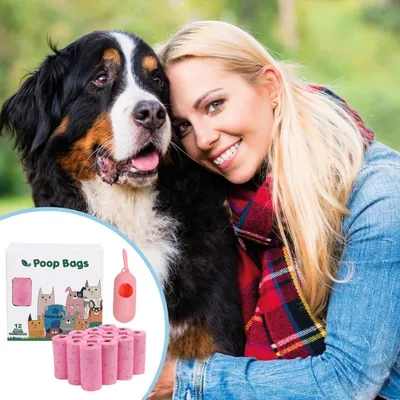FurryFusion Bolsas perfumadas para excrementos con dispensador