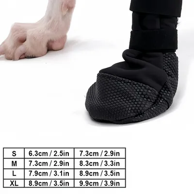 FurryFusion Couvre-pattes imperméables pour chien