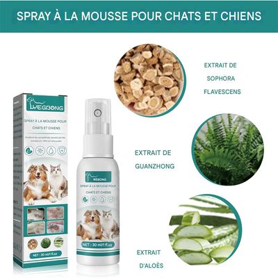 FurryFusion Spray de soin pour la peau des chiens