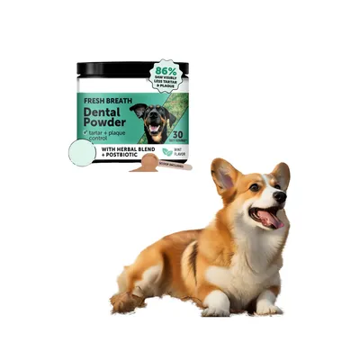 FurryFusion Poudre pour nettoyer les dents du chien