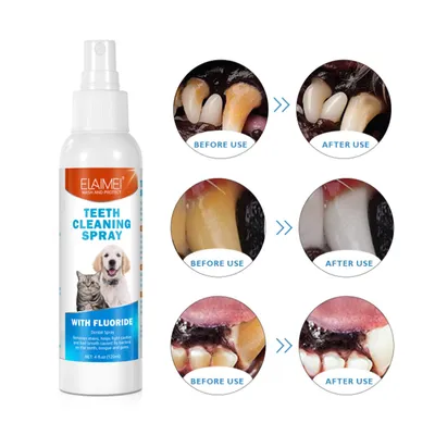 FurryFusion Spray de nettoyage buccal pour chiens et chats 120ml