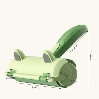 FurryFusion Rouleau anti - poils en forme de grenouille