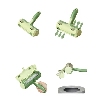 FurryFusion Rouleau anti - poils en forme de grenouille