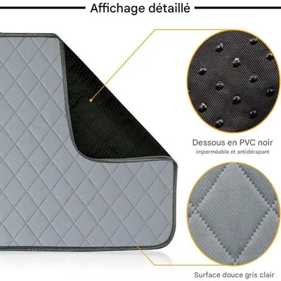 FurryFusion Lot de 2 tapis pour cage de petit animal