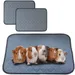 FurryFusion Lot de 2 tapis pour cage de petit animal