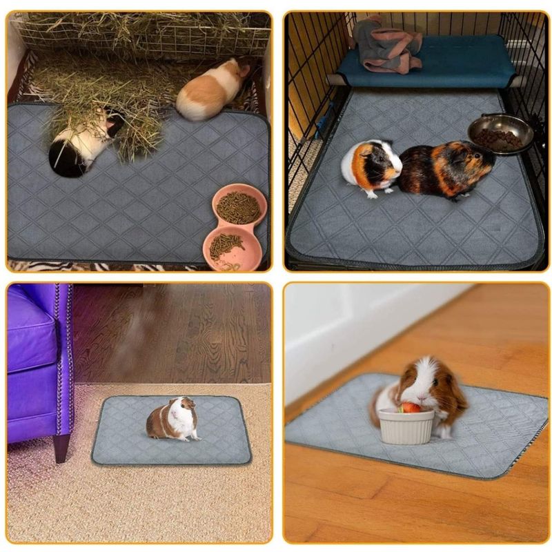 FurryFusion Lot de 2 tapis pour cage de petit animal