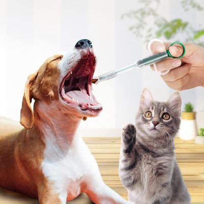 FurryFusion Dispensador de pastillas para gatos y perros