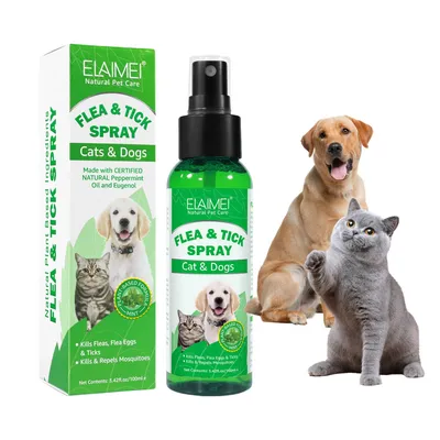 FurryFusion Spray antiparasitaire pour chiens et chats 100ml