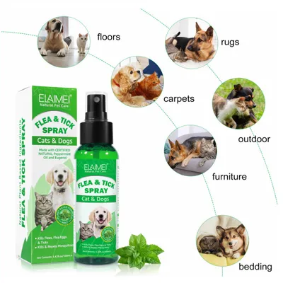 FurryFusion Spray antiparasitaire pour chiens et chats 100ml
