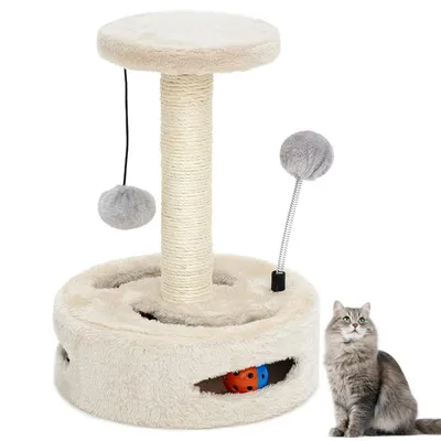 FurryFusion Arbre à Chat avec Balle Pendante