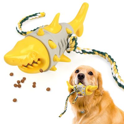 FurryFusion Jouet à mâcher en forme de requin pour chiens