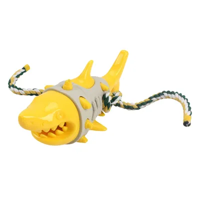 FurryFusion Jouet à mâcher en forme de requin pour chiens