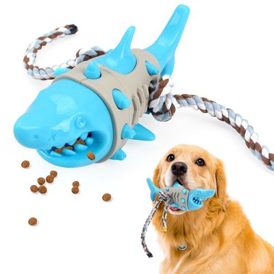 FurryFusion Jouet à mâcher en forme de requin pour chiens