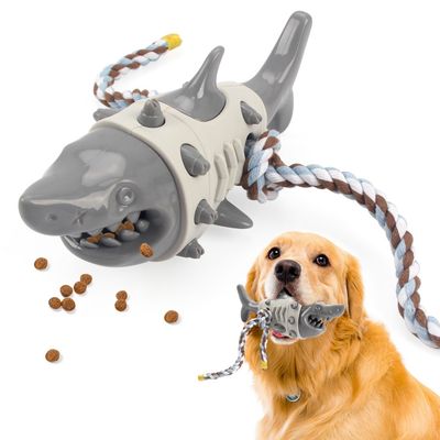 FurryFusion Jouet à mâcher en forme de requin pour chiens