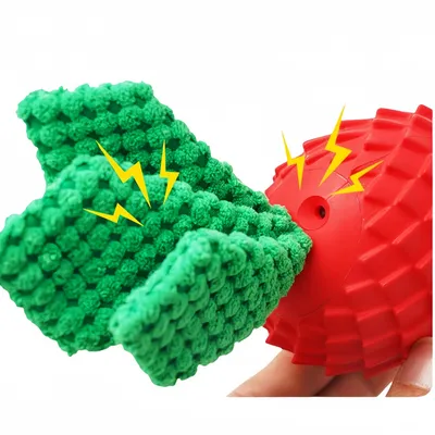 FurryFusion Jouet à mâcher en forme de poisson pour chien